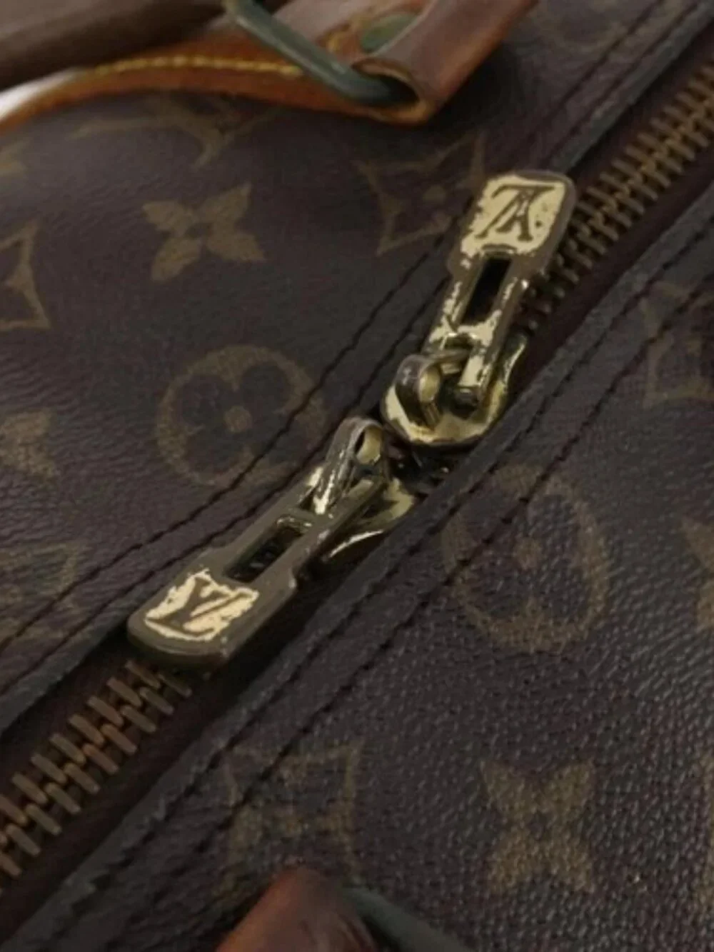 LOUIS VUITTON Monogram Keepall Bandouliere 45 Boston Bag M41418 LV Auth INZ007